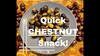 Chestnuts - Cooking up a snack for the woods