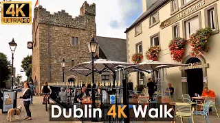 Dalkey Village | Dublin Ireland | August 2021 | 4K Walking Tour Ireland | ASMR Outdoor Dining