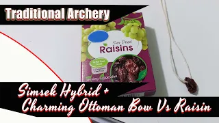 #traditionalarchery #Simsek Hybrid Ottoman Bow Vs Raisin