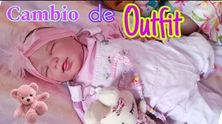 Cambio de OUTFIT a mi BEBE REBORN || 3 MESES