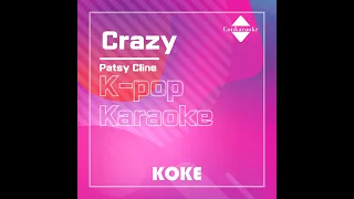 Crazy : Originally Performed By Patsy Cline Karaoke Verison