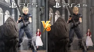 (PS5) FF VII Remake Intergrade vs. (PS4) FF VII Remake