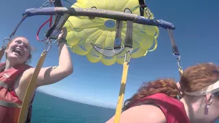 throwing up while parasailing