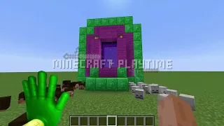 I made a Mommy Long Legs portal in Minecraft 1.18.32 | Poppy Playtime Prototype Chapter 2 Secret