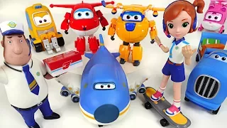 Super Wings world airport's new mascot Sky and controller Jimbo appeared!! - DuDuPopTOY