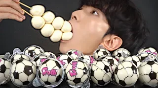 ASMR FOOTBALL JELLY 30개 12만원?! 축구공 젤리 먹방 MUKBANG TROLLI GUMMY JELLO EATING SOUNDS ゼリー Thạch วุ้น