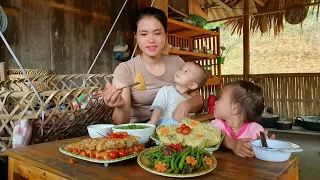 Harvest Season: Harvest Corn & Processing it to make Corn Cakes for children to eat | Fun every day