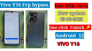 Vivo Y16 Frp Unlock By Umt MTK V0.7a Big Update  Vivo Preloader Free // One Click Unlock //