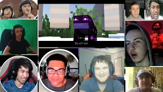 "Be Afraid" - A Minecraft Music Video ♪ [REACTION MASH-UP]#1274