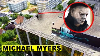 DROHNE überwacht MICHAEL MYERS um 3 UHR mittags vor HALLOWEEN!! | KAMBERG TV