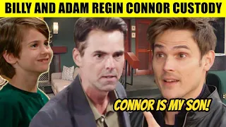 CBS Y&R Spoilers Connor really wants to live with Billy - Adam gets angry and takes back custody