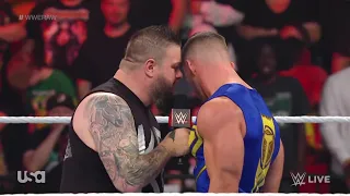 Kevin Owens Fire Promo + Brawl With Austin Theory - WWE Raw 9/12/22 (Full Segment)