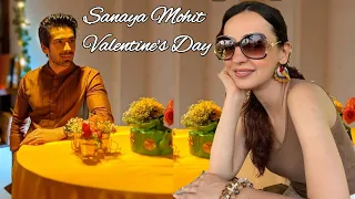 Sanaya Irani Valentines Day celebrate with Mohit sehgal and valentines gift gave Mohit to sanaya |