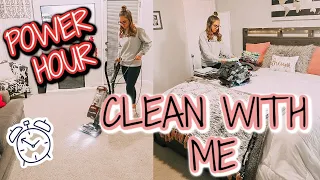 *REALISTIC* POWER HOUR CLEAN WITH ME | SPEED CLEANING MOTIVATION 2020