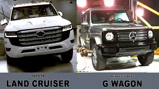 Mercedes Benz G Class VS Toyota Land Cruiser - Crash Test