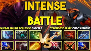 INTENSE MONSTER BATTLE | Global Haunt For Food Spectre Vs. Strongest Army Chaos Knight DotA 2