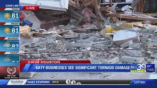 Katy businesses see significant tornado damage | CW39 HOUSTON