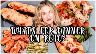 WHAT'S FOR DINNER ON KETO? | WHAT TO EAT KETO DIET | EASY KETO MEALS | Suz and The Crew