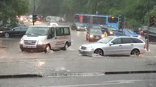 Хроника потопа в Вупперталь 29.05.2018