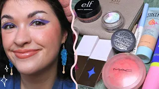 CHATTY GRWM | I do a cute periwinkle eye look while talking through my monthly existential crisis!😘