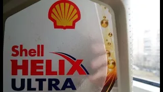 Тест моторного масла Shell Helix Ultra 5w40 (отработка 5570 км., метан).