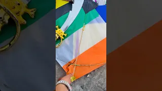 Indian flag kite maine rakh liya 🇮🇳🪁#kites #kiteflying #patang #patangbazi