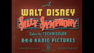 Silly symphonies: The tortoise and the hare (1935) recreated RKO opening titles