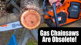 GAS CHAINSAWS OBSOLETE! | HUSQVARNA 540I XP | WHAT IS NARROW KERF CHAIN? | CHAINSAW CHAIN TOO TIGHT