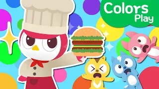 [Miniforce] Learn colors with Miniforce | Colors Play | Hamburger | Miniforce Colors Play