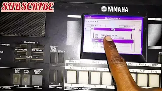 How to load and to delete beat/style on yamaha PSR S550,S650,S670,S710 and other S series