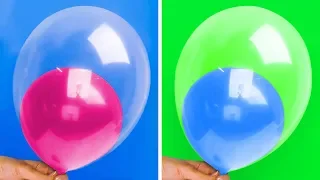 13 HACKS AND CRAFTS WITH BALLOONS