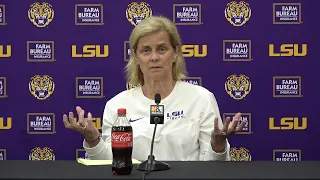 LSU Kim Mulkey talks new PMAC, Angel Reese, Van Lith and more