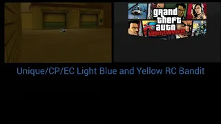 GTA LCS SV- Unique/CP/EC Light blue and Yellow RC Bandit (Method 2)