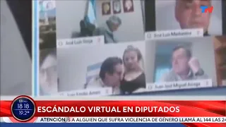 Suspenden a diputado en Argentina por acto sexual en plena sesión virtual del Congreso