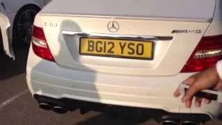 Mercedes C63 AMG vs Audi R8 vs Porsche 911 vs BMW 650i LOUD REVVING!