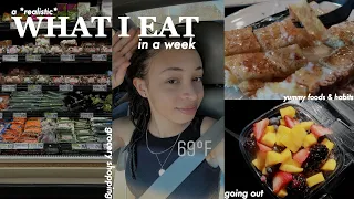 a *painfully realistic* what i eat In a week as a college student | aliyah simone