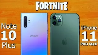 Fortnite: iPhone 11 Pro Max vs Samsung Note 10 Plus - Which Phone for Gaming?