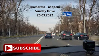 Bucharest / Tineretului to Otopeni | Spring Sunday City Drive | City Tour By Car | 20 March 2022