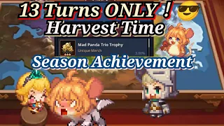 Speed Clear "Harvest Time" in 13 Turn ONLY (New World Exploration Stage) | S3 Season Achievement