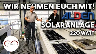 🌞Einbau Alden Solaranlage 220 Watt | Wohnmobil Fachwerkstatt (2022) | GÜMA TV
