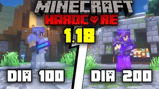 Eu Sobrevivi +100 Dias no MINECRAFT 1.18 ULTRA HARDCORE