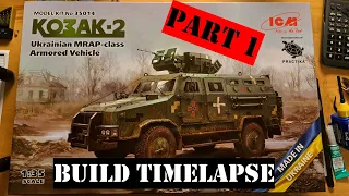 Ukrainian Kozak-2 MRAP Build Timelapse Part 1