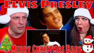 First Time Hearing Merry Christmas Baby by Elvis Presley | THE WOLF HUNTERZ REACTIONS