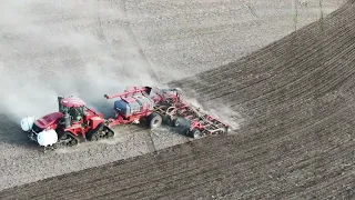 Wheat Seeding In The Palouse: Case IH Horsch Drill