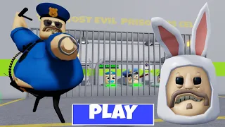 SECRET UPDATE | EASTER BIG HEAD BARRY and BARRYS RUN V2 - FULL GAMEPLAY - ROBLOX #obby #roblox