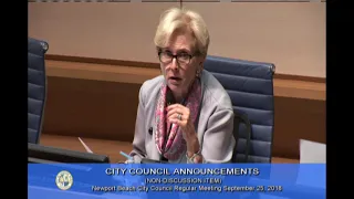 09-25-2018 - Full Meeting - Newport Beach City Council