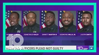 5 Memphis officers plead not guilty in the death of Tyre Nichols