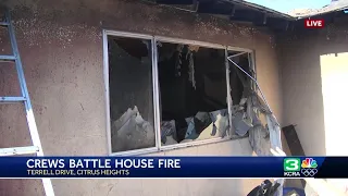 House fire causes extensive damage in Citrus Heights