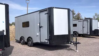 8.5x18 Insulated Cargo Trailer with 30 amp and A/C!