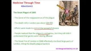 Medicine Through Time - Renaissance - The Great Plague of 1665
